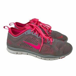Nike Womens Free 5.0 TR Fit 4 Running Shoes Gray 8